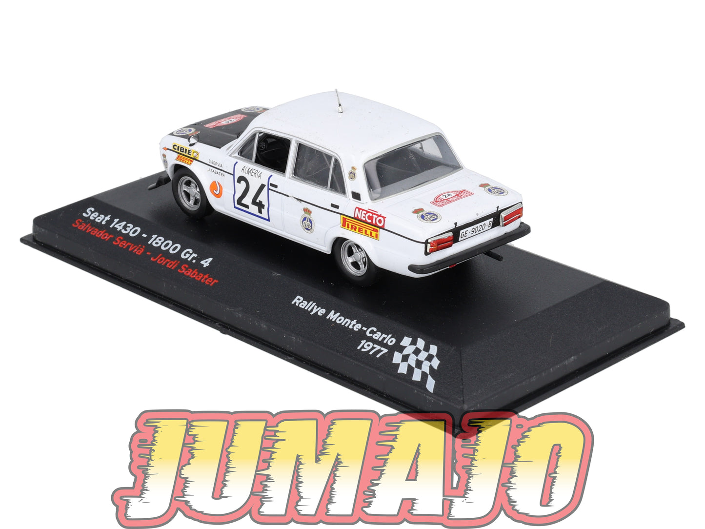 RES3 1/43 IXO Altaya Rallye Espagne SEAT 1430 1800 Gr. 4 1977 #24 S.Serviá
