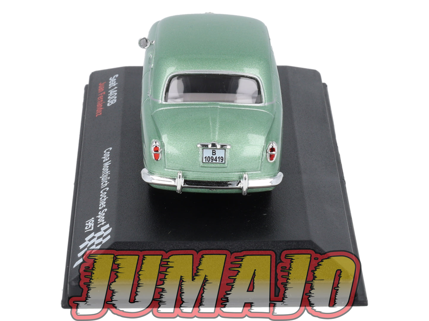 RES5 voiture 1/43 IXO Altaya Rallye Espagne SEAT 1400B 1957 #61 J.Fernández