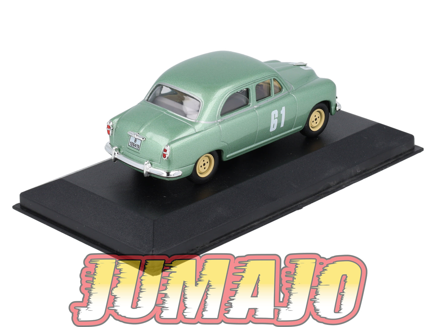 RES5 voiture 1/43 IXO Altaya Rallye Espagne SEAT 1400B 1957 #61 J.Fernández