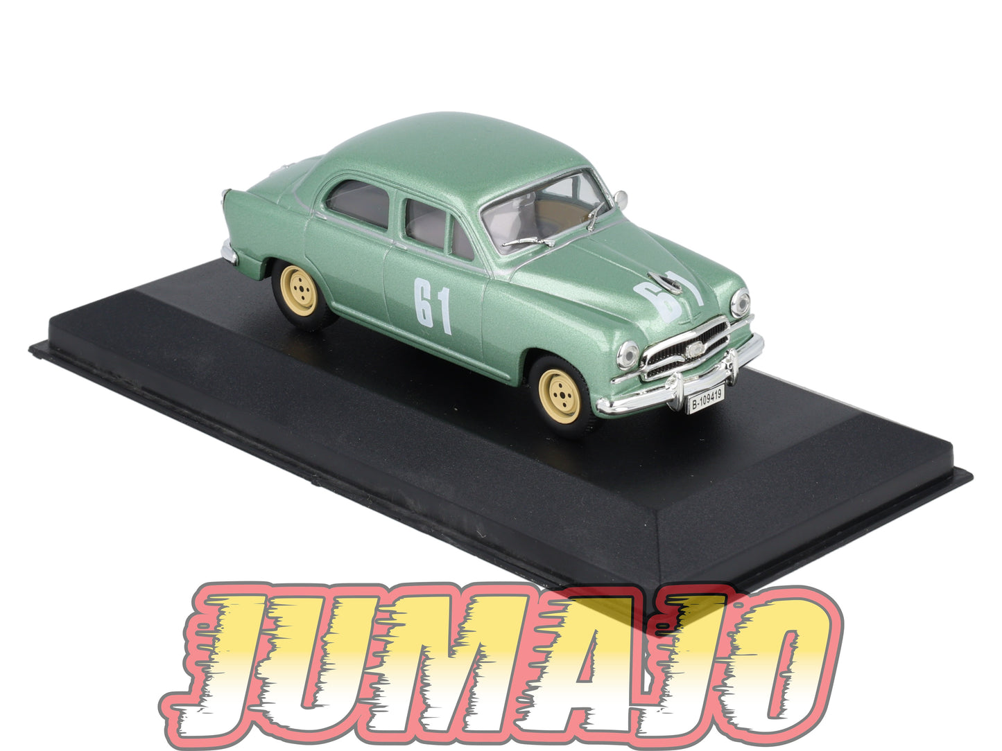 RES5 voiture 1/43 IXO Altaya Rallye Espagne SEAT 1400B 1957 #61 J.Fernández