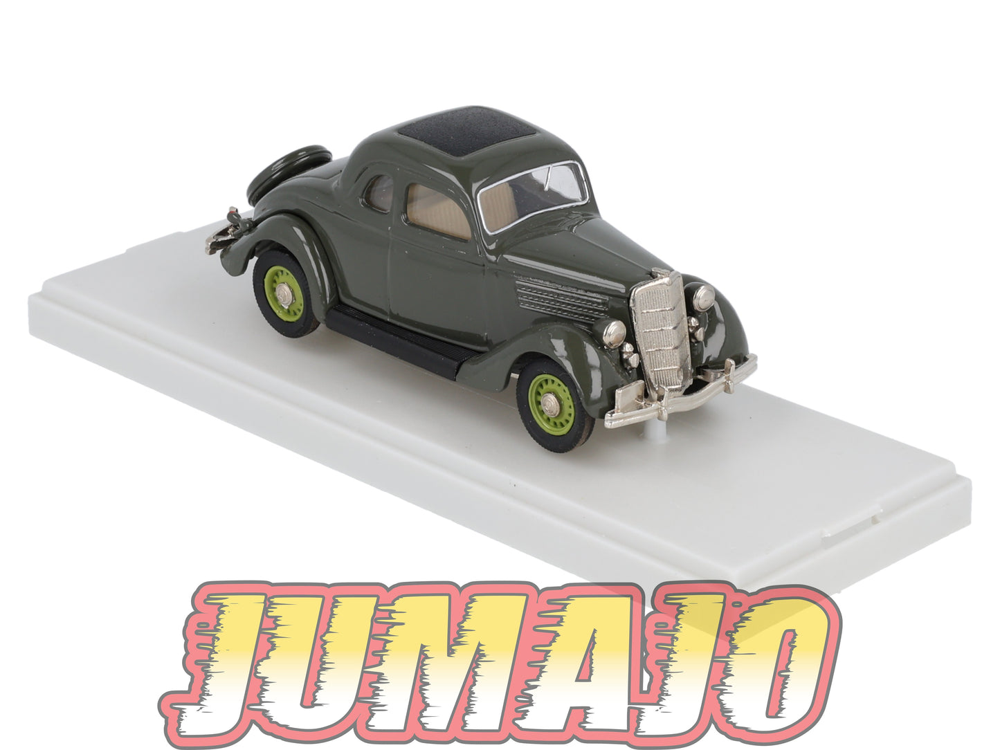 REX13 Voitures 1/43 REXTOYS royales miniatures Ford 53 1935 gris foncé jantes verte