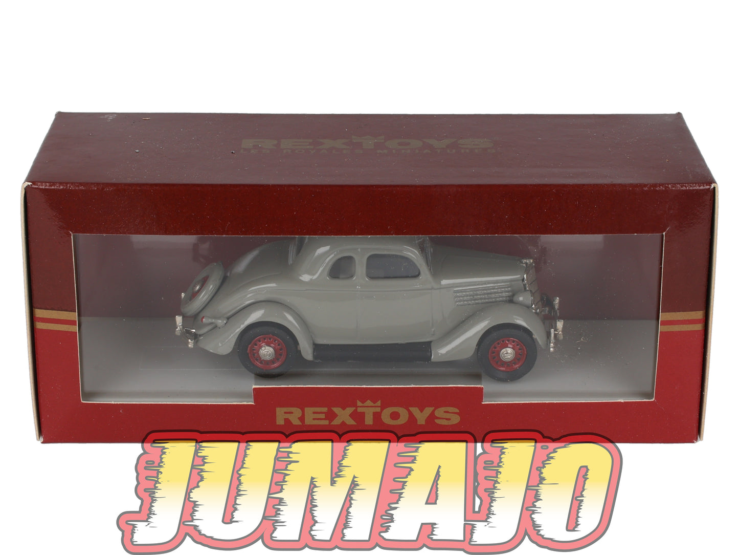 REX14 Voitures 1/43 REXTOYS royales miniatures Ford 53 1935 Gris clair jantes rouges