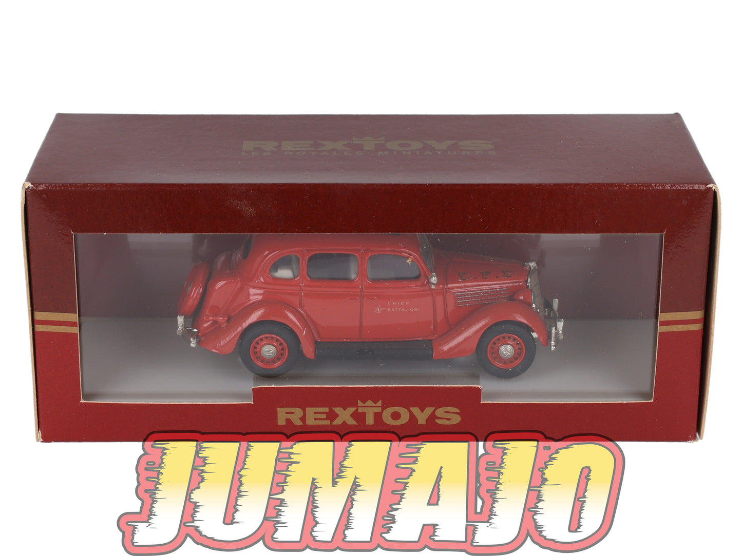 REX5 Voitures 1/43 REXTOYS royales miniatures Ford Touring sedan Fire Brigade 49 1935