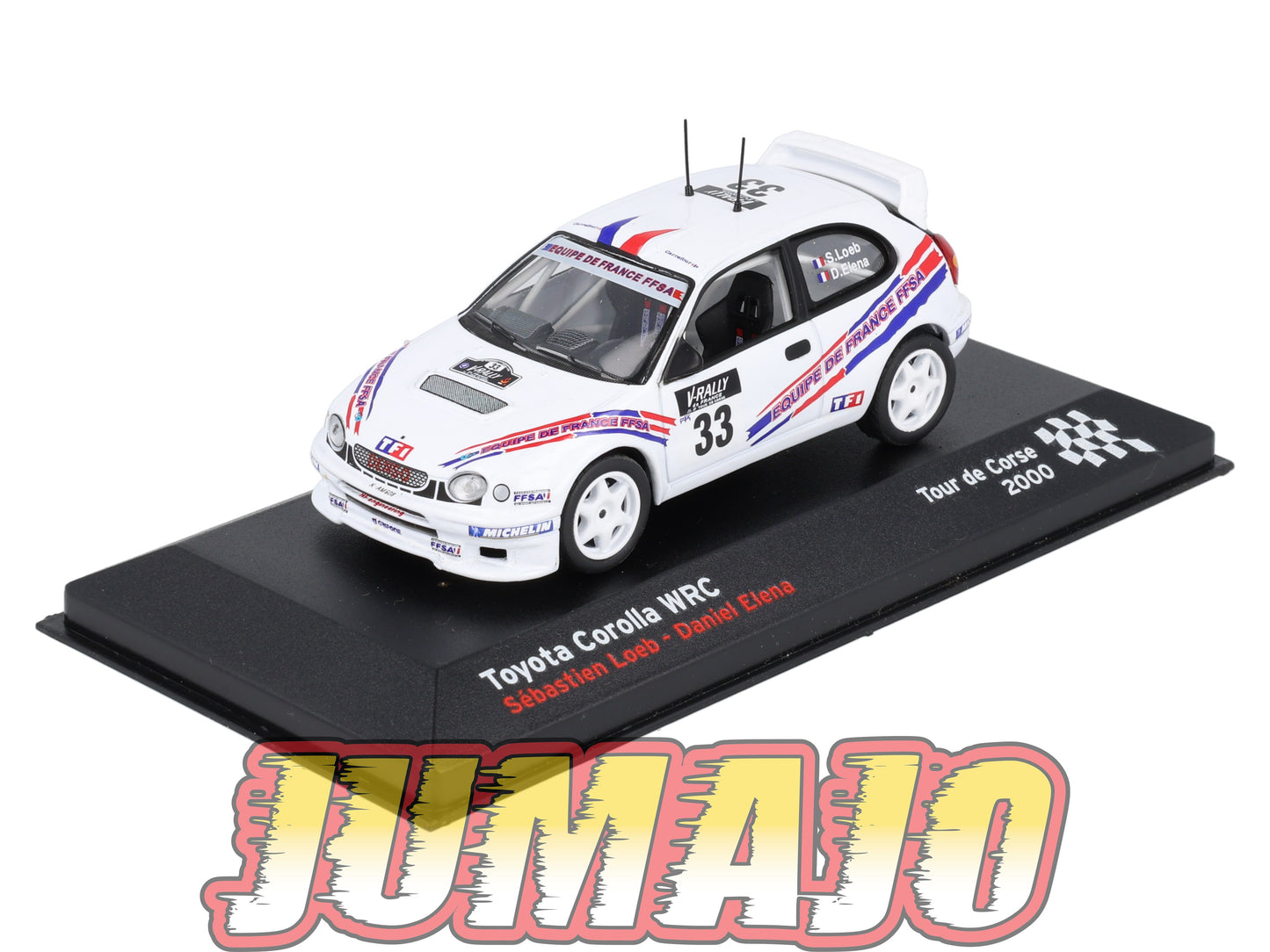 RFR16 voiture 1/43 IXO Altaya Rallye Française TOYOTA Corolla WRC 2000 #33 S.Loeb