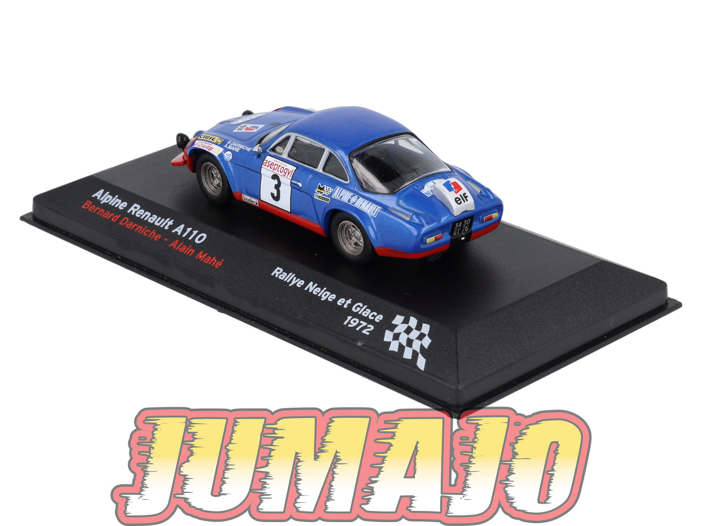 RFR17 voiture 1/43 IXO Rallye Française RENAULT Alpine A110 1972 #3 B.Darniche