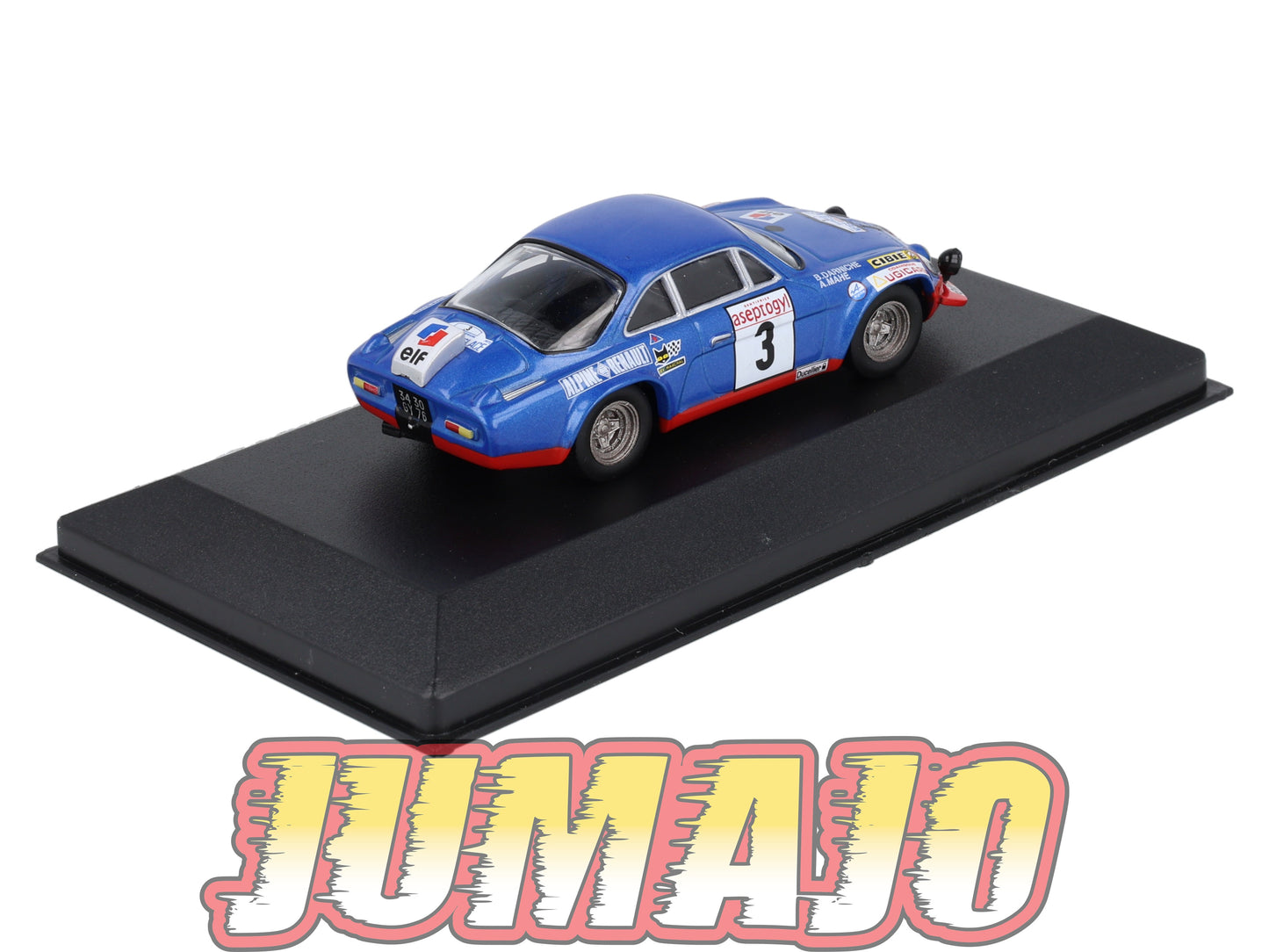 RFR17 voiture 1/43 IXO Rallye Française RENAULT Alpine A110 1972 #3 B.Darniche