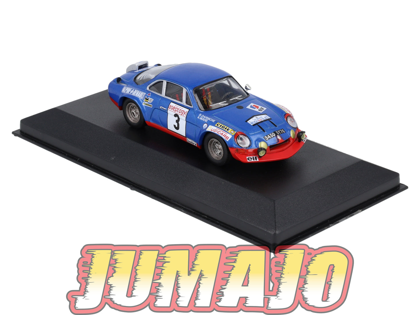 RFR17 voiture 1/43 IXO Rallye Française RENAULT Alpine A110 1972 #3 B.Darniche