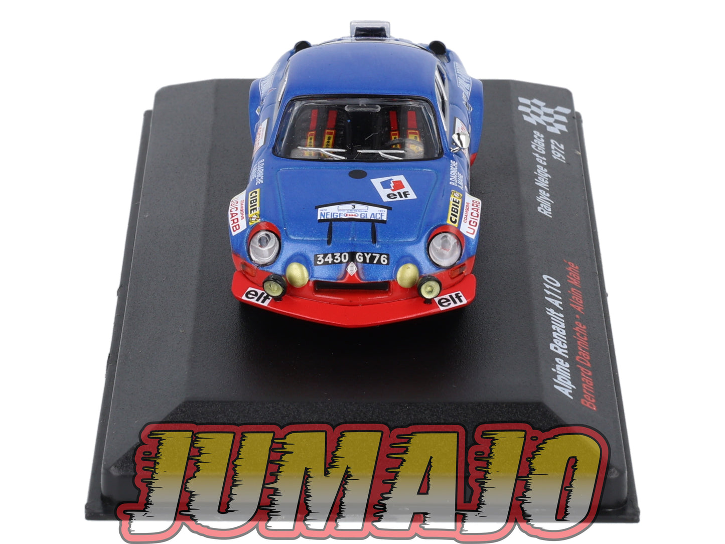 RFR17 voiture 1/43 IXO Rallye Française RENAULT Alpine A110 1972 #3 B.Darniche