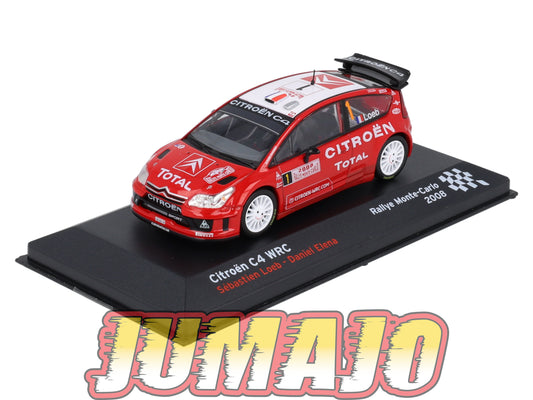 RFR1 voiture 1/43 IXO Altaya Rallye Française CITROEN C4 2008 #1 S.Loeb