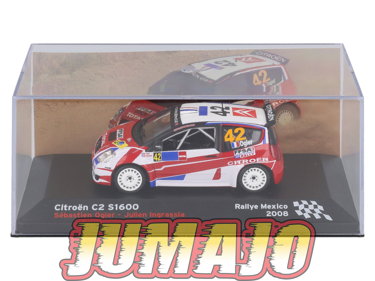 RFR32 1/43 IXO Altaya Rallye Française CITROEN C2 2008 #42 S.Ogier