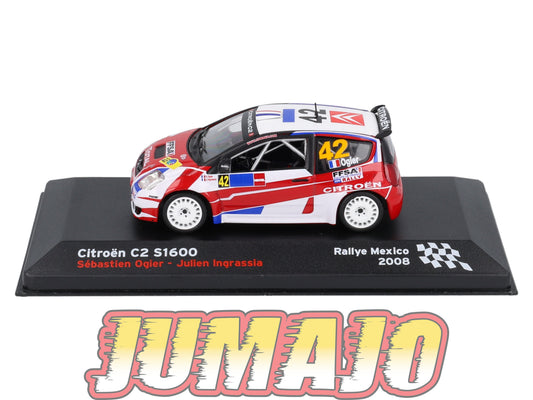 RFR32 1/43 IXO Altaya Rallye Française CITROEN C2 2008 #42 S.Ogier