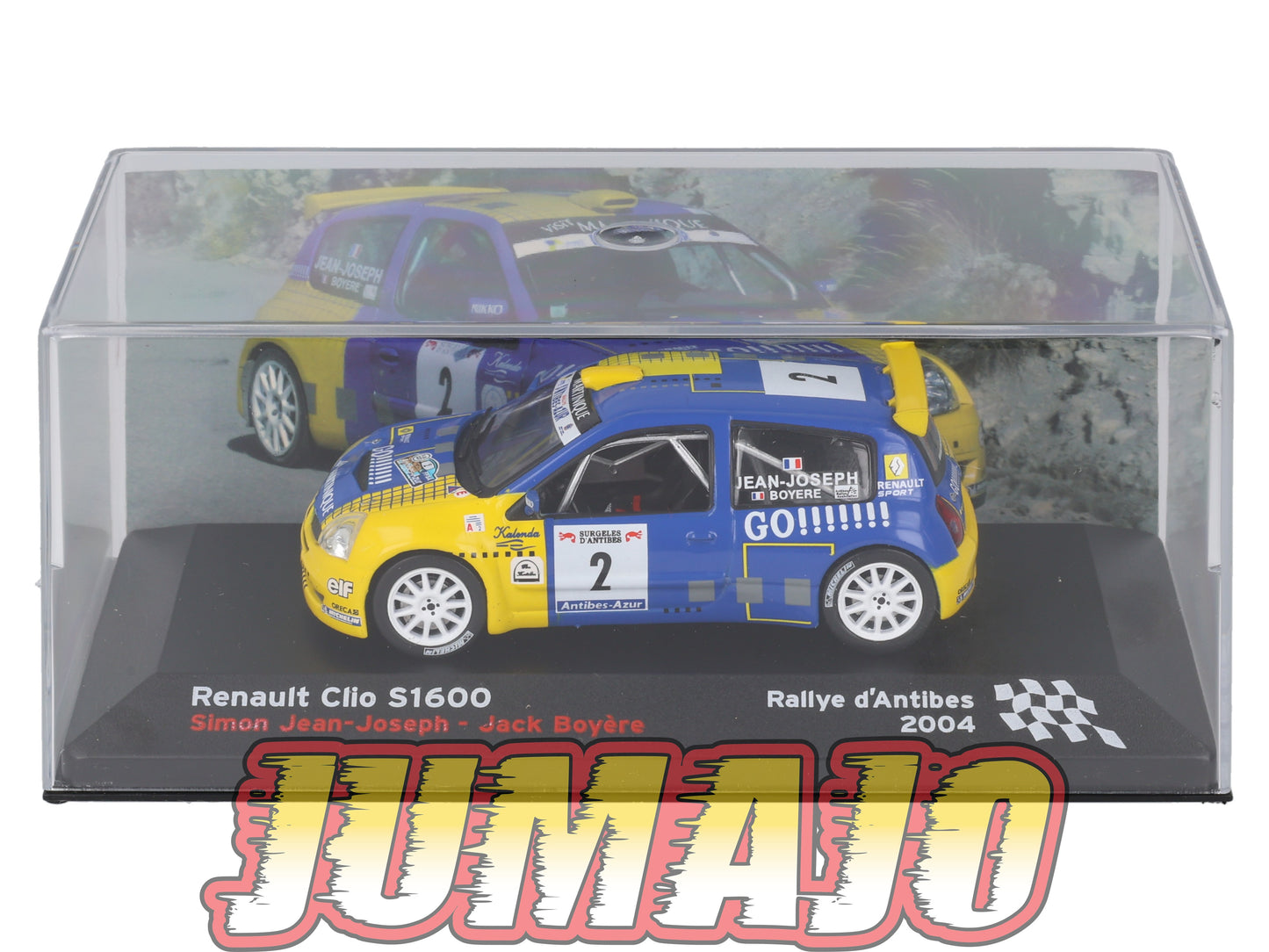 RFR33 voiture 1/43 IXO Rallye Française RENAULT Clio S1600 2004 #2 Jean-Joseph