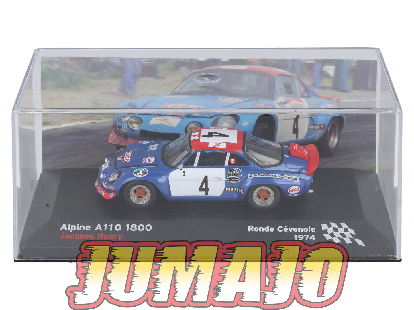 RFR46 voiture 1/43 IXO Altaya Rallye Française ALPINE A110 1800 1974 #4 J.Henry