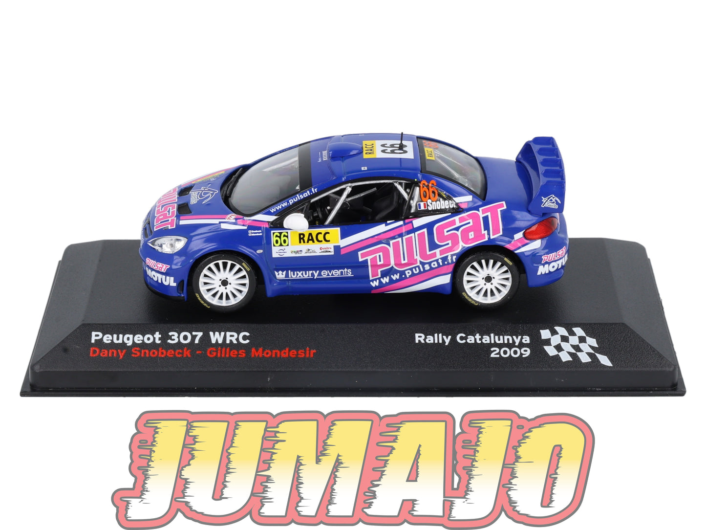 RFR56 voiture 1/43 IXO Altaya Rallye Française PEUGEOT 307 WRC 2009 #66 D.Snobeck