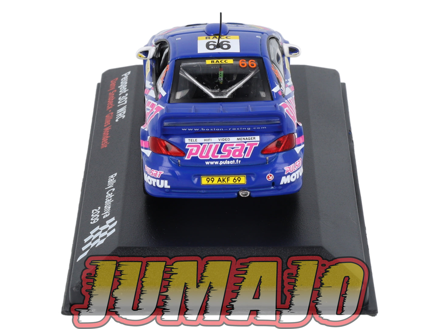 RFR56 voiture 1/43 IXO Altaya Rallye Française PEUGEOT 307 WRC 2009 #66 D.Snobeck
