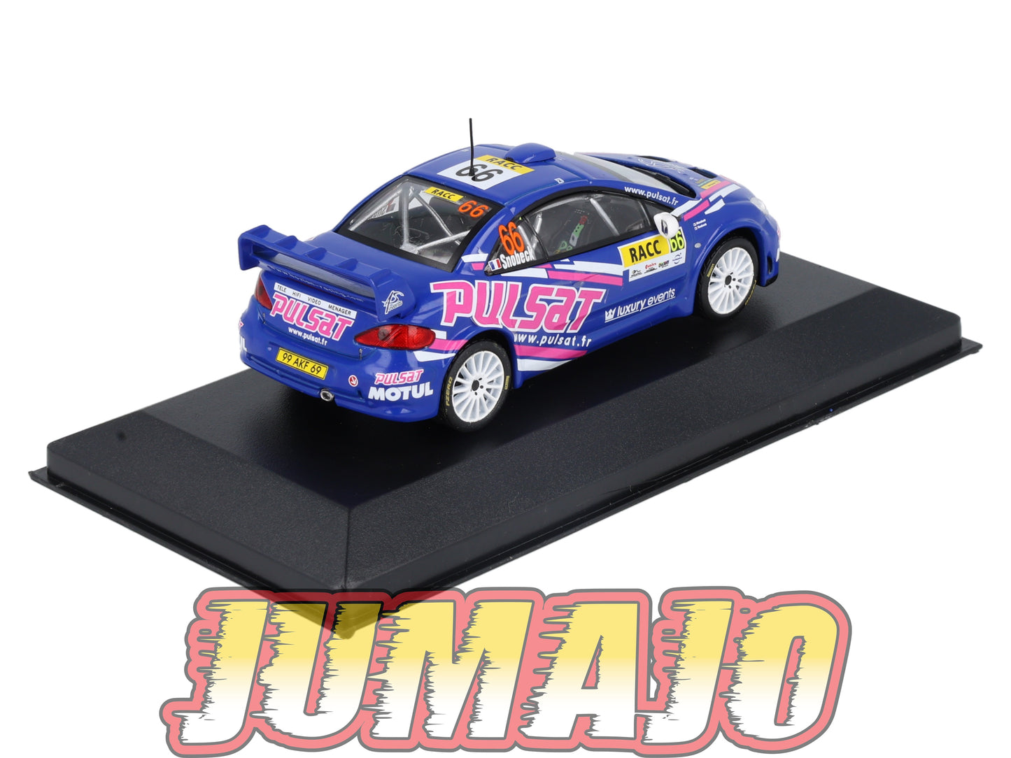RFR56 voiture 1/43 IXO Altaya Rallye Française PEUGEOT 307 WRC 2009 #66 D.Snobeck