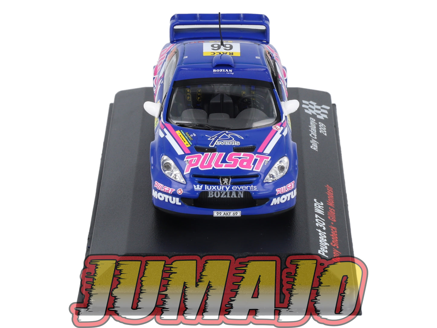 RFR56 voiture 1/43 IXO Altaya Rallye Française PEUGEOT 307 WRC 2009 #66 D.Snobeck