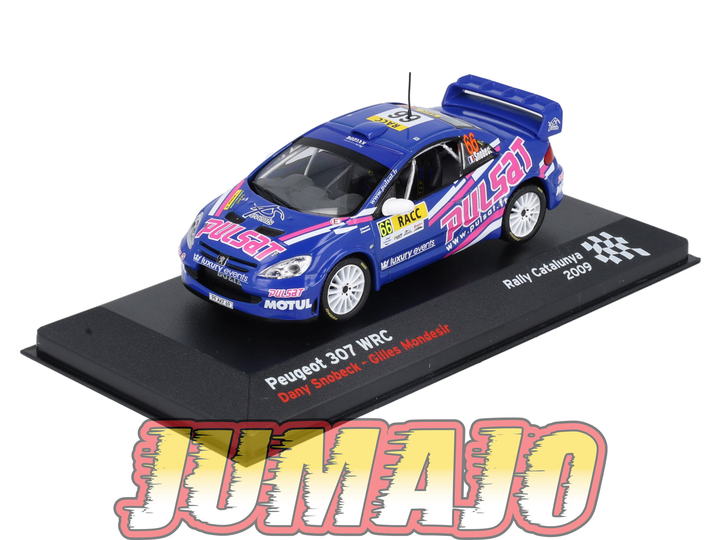 RFR56 voiture 1/43 IXO Altaya Rallye Française PEUGEOT 307 WRC 2009 #66 D.Snobeck