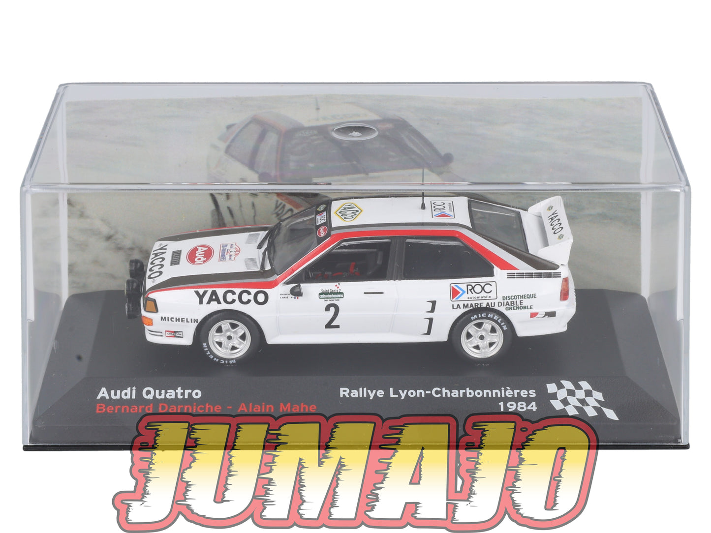 RFR58 voiture 1/43 IXO Altaya Rallye Française AUDI Quatro 1984 #2 B.Darniche