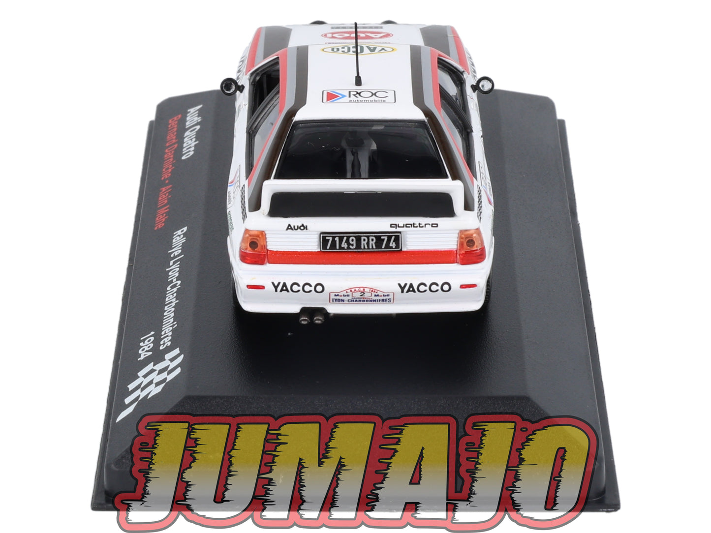 RFR58 voiture 1/43 IXO Altaya Rallye Française AUDI Quatro 1984 #2 B.Darniche