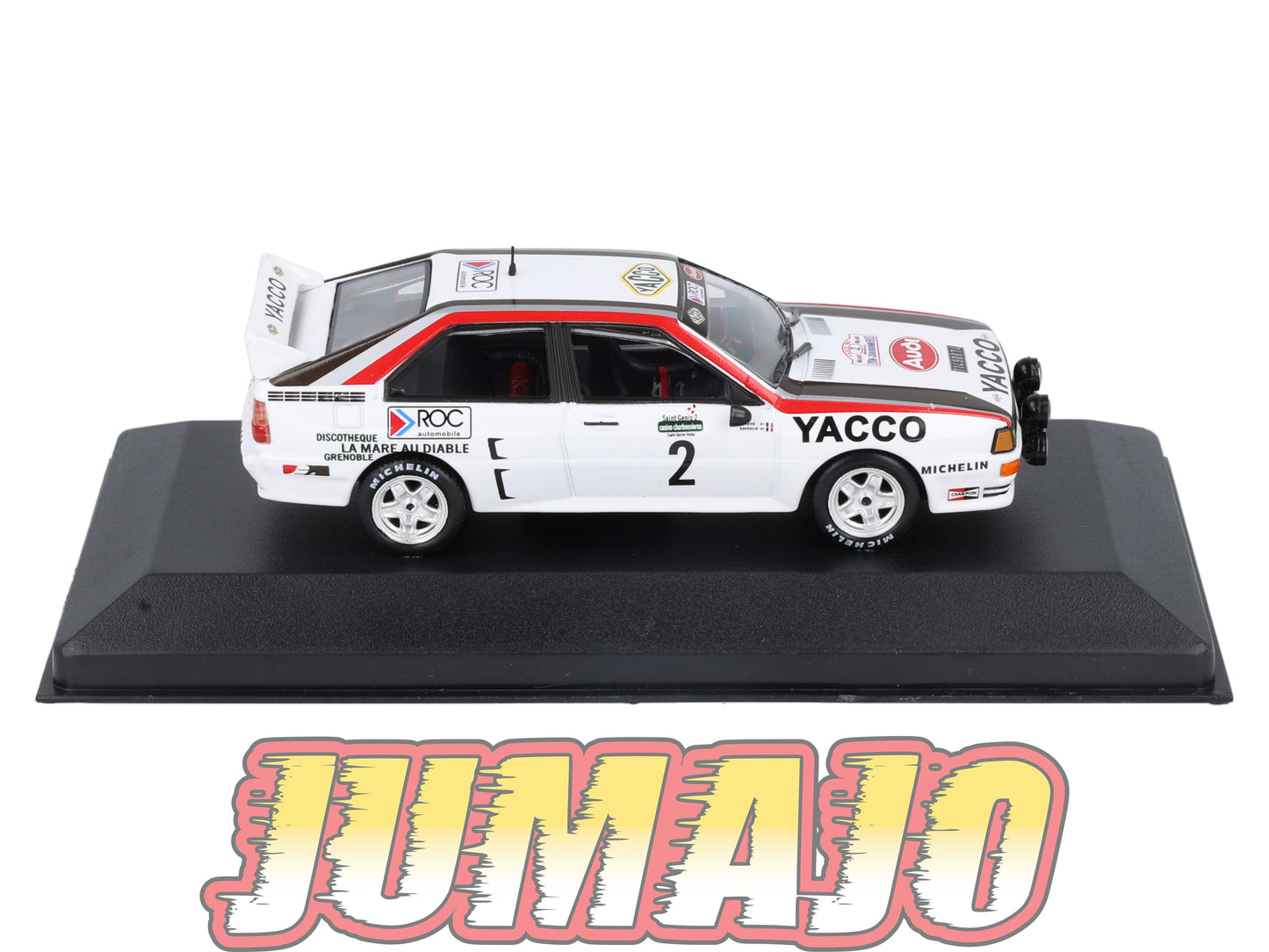 RFR58 voiture 1/43 IXO Altaya Rallye Française AUDI Quatro 1984 #2 B.Darniche