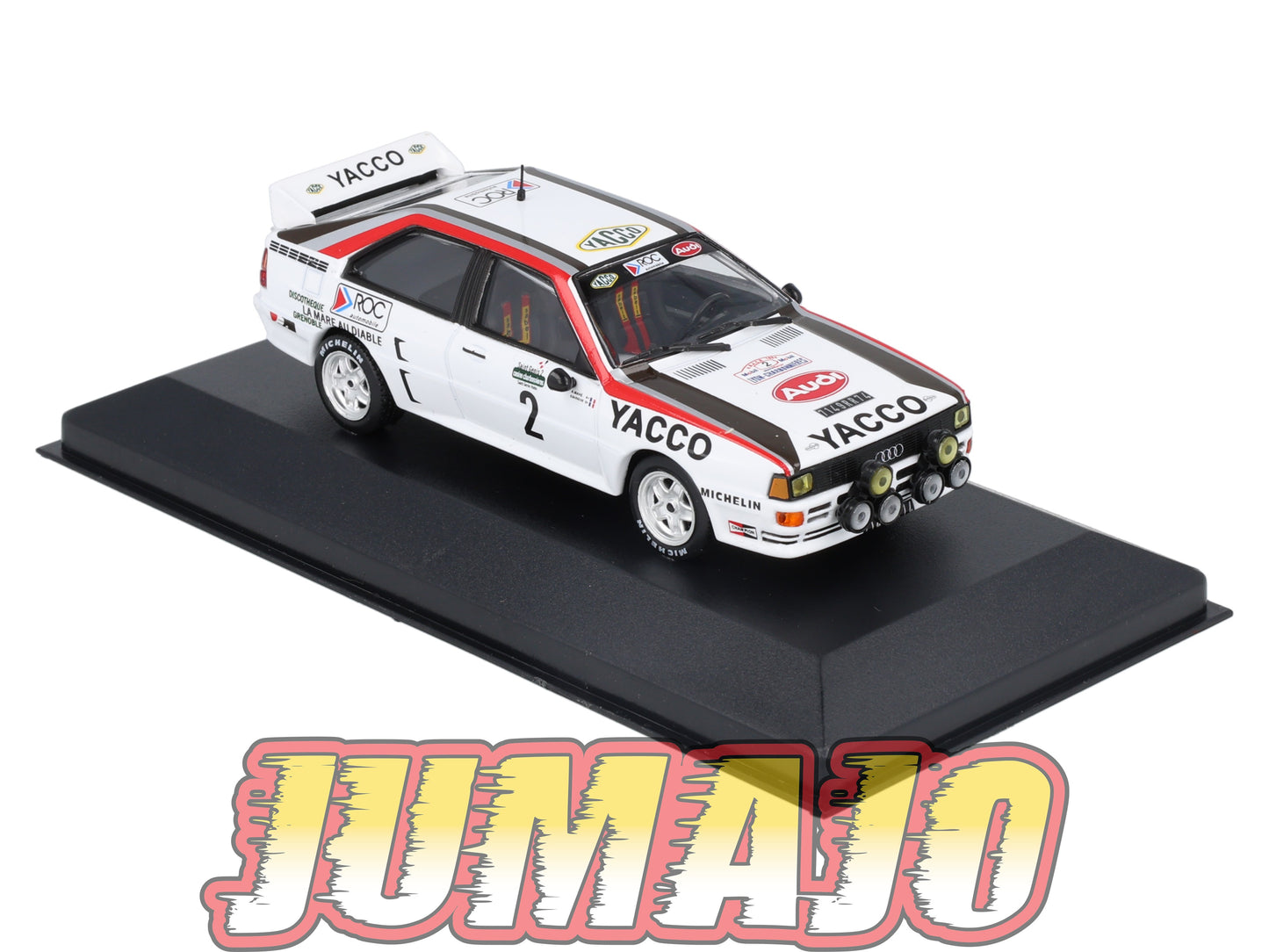 RFR58 voiture 1/43 IXO Altaya Rallye Française AUDI Quatro 1984 #2 B.Darniche