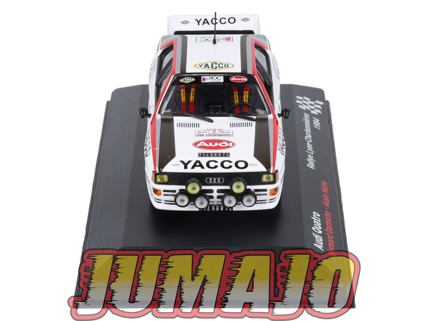 RFR58 voiture 1/43 IXO Altaya Rallye Française AUDI Quatro 1984 #2 B.Darniche