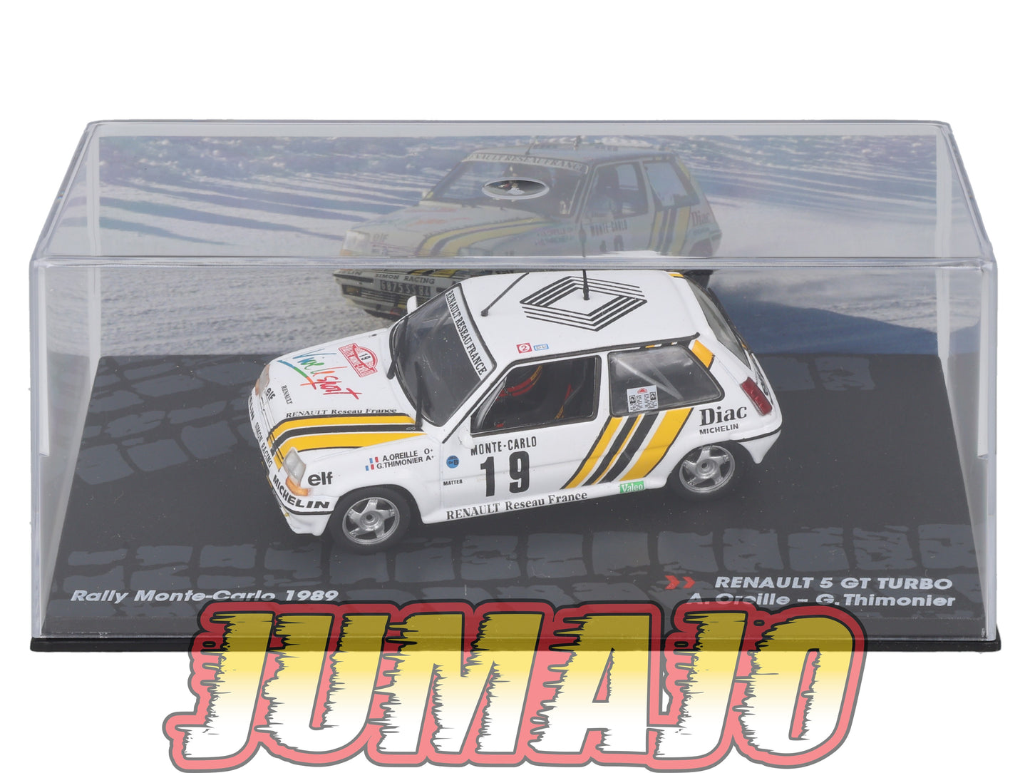 RIT22 Voiture 1/43 IXO Altaya Rallye RENAULT 5 GT Turbo Monte Carlo 1989 #19 A.Oreille
