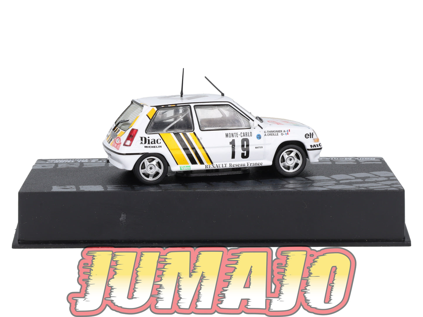 RIT22 Voiture 1/43 IXO Altaya Rallye RENAULT 5 GT Turbo Monte Carlo 1989 #19 A.Oreille