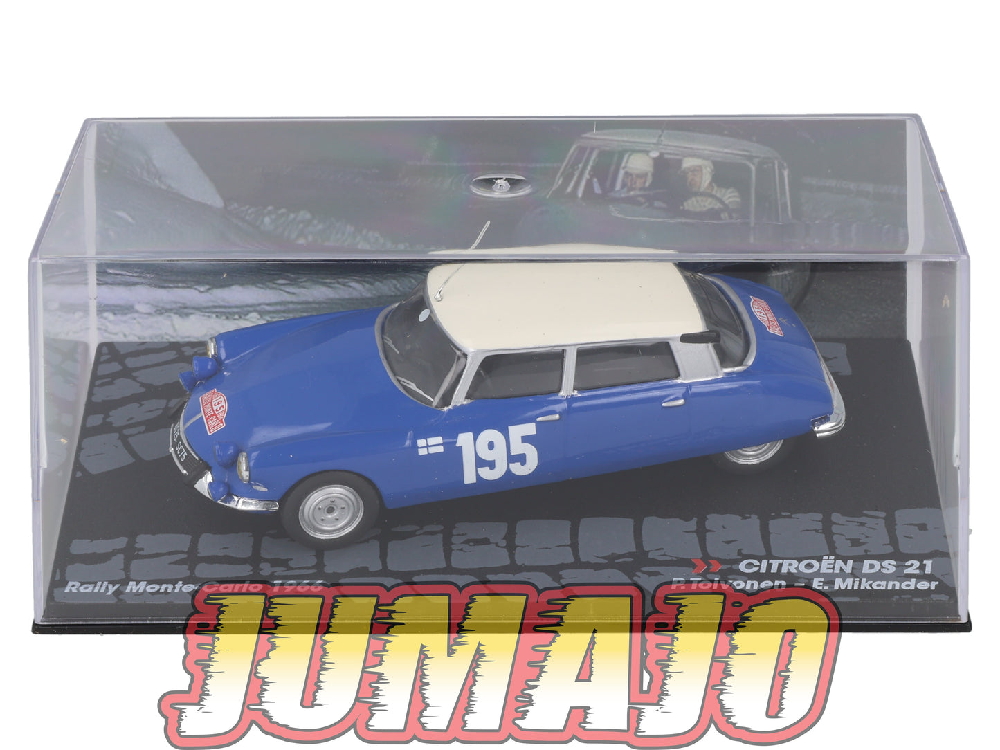 RIT49 Voiture 1/43 IXO Altaya Rallye : CITROEN DS 21 Monte Carlo 1966 #195 P.Toivonen