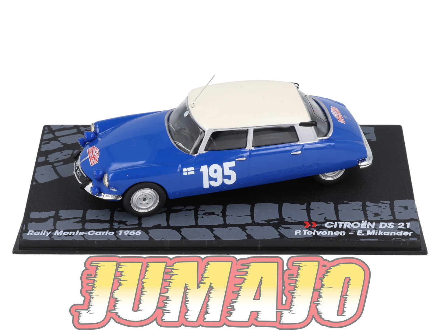 RIT49 Voiture 1/43 IXO Altaya Rallye : CITROEN DS 21 Monte Carlo 1966 #195 P.Toivonen