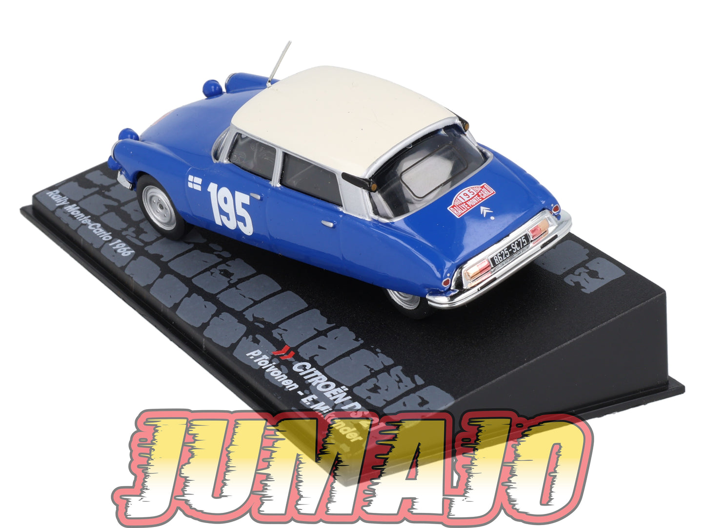 RIT49 Voiture 1/43 IXO Altaya Rallye : CITROEN DS 21 Monte Carlo 1966 #195 P.Toivonen