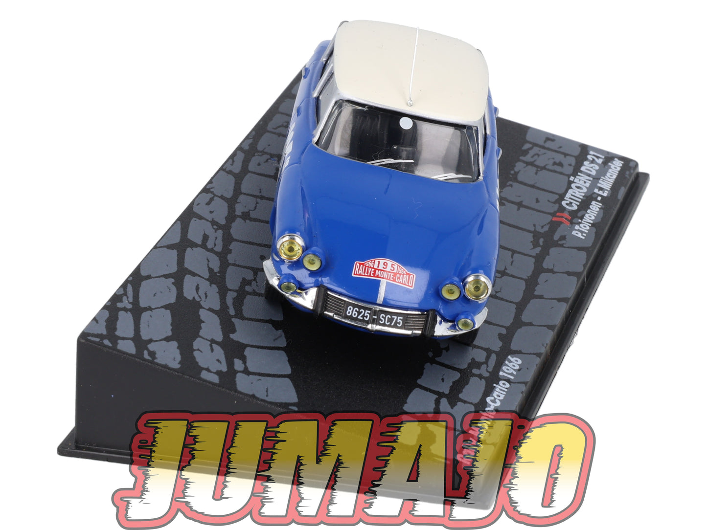 RIT49 Voiture 1/43 IXO Altaya Rallye : CITROEN DS 21 Monte Carlo 1966 #195 P.Toivonen