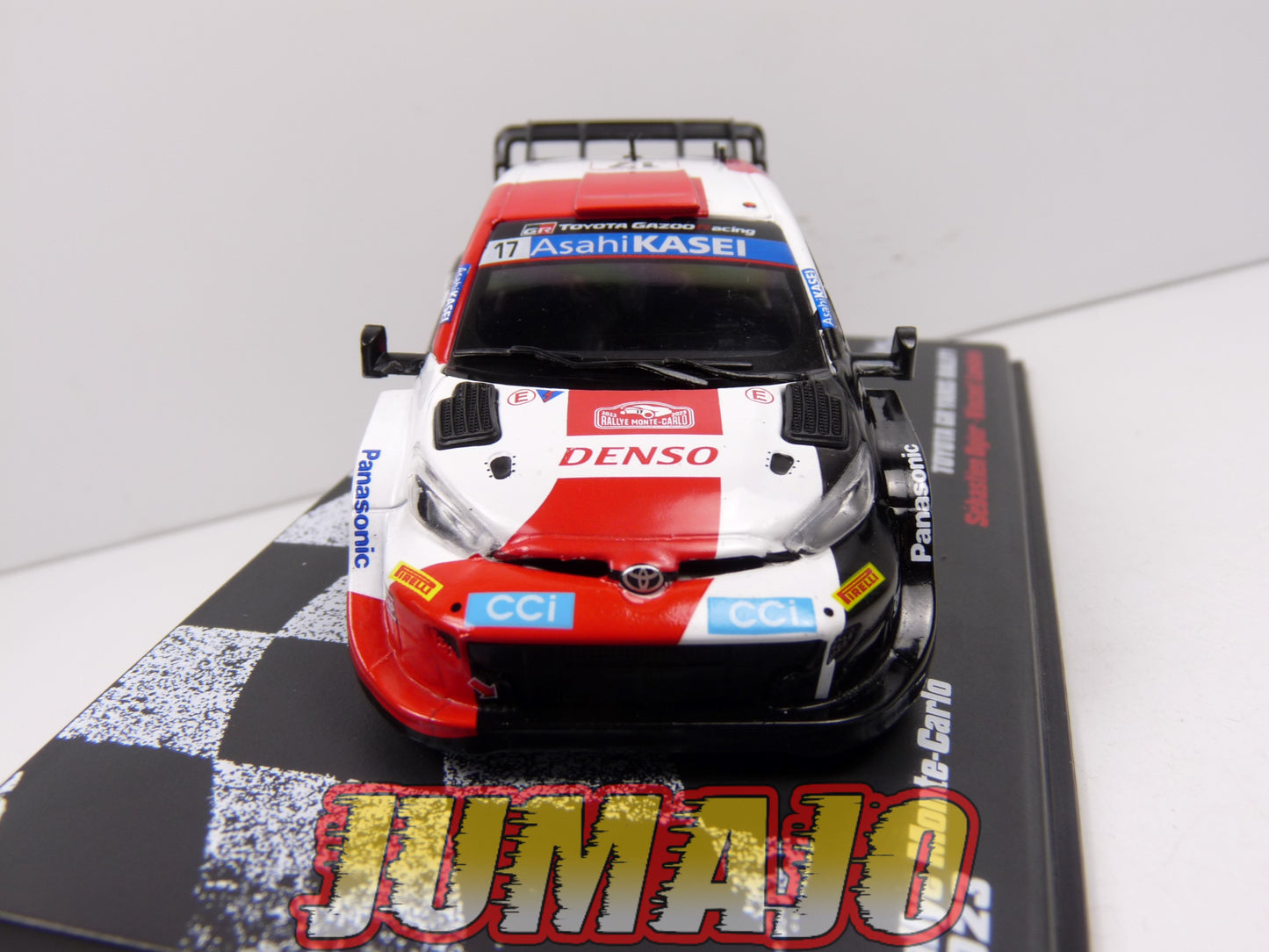 RLY40 Voiture 1/43 Altaya Vainqueurs Rallye : Toyota GR Yaris Rally1 2023 S.Ogier #17
