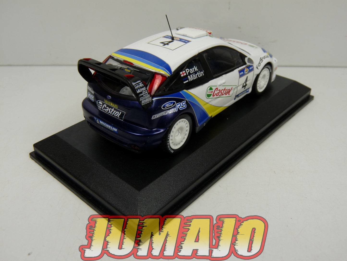 RCA8 voiture 1/43 IXO Altaya Rallye : FORD Focus WRC #4 2003 M.Martin