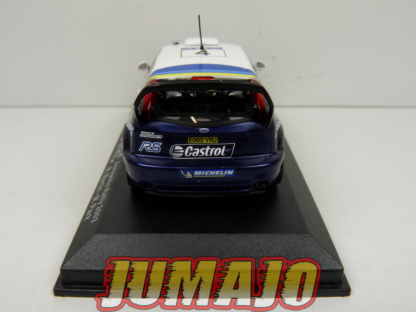 RCA8 voiture 1/43 IXO Altaya Rallye : FORD Focus WRC #4 2003 M.Martin