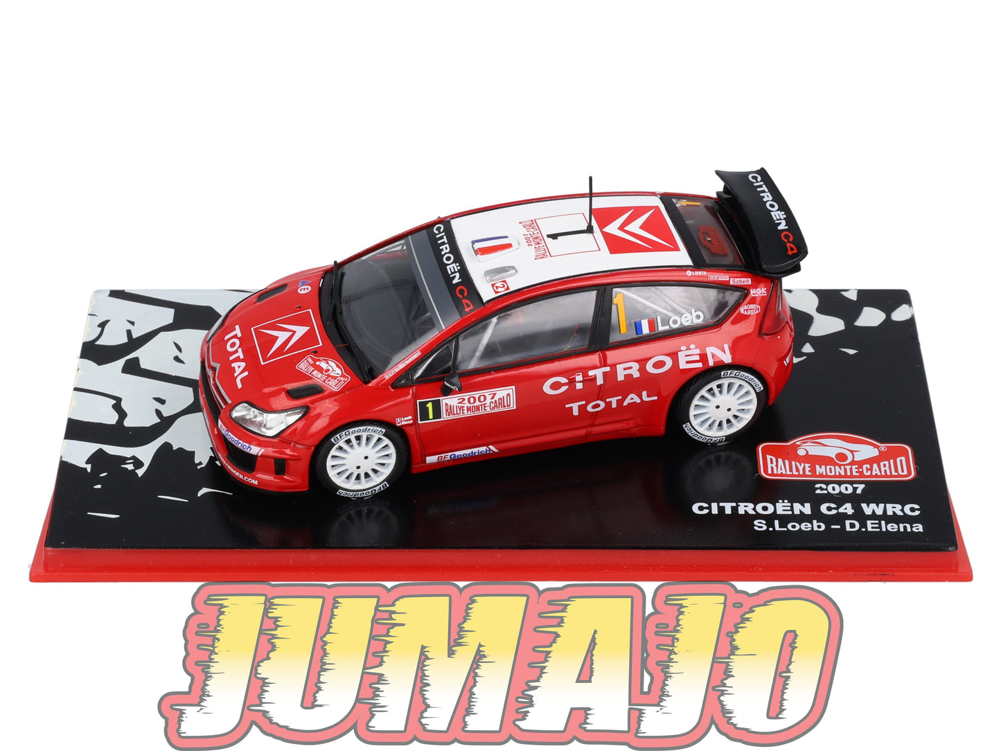 RMC101 Voiture 1/43 IXO Altaya Rallye Monte-carlo CITROËN C4 WRC #1 S.Loeb 2007