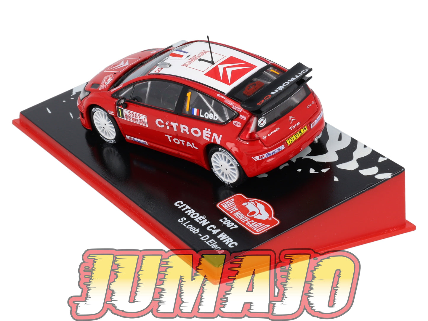 RMC101 Voiture 1/43 IXO Altaya Rallye Monte-carlo CITROËN C4 WRC #1 S.Loeb 2007