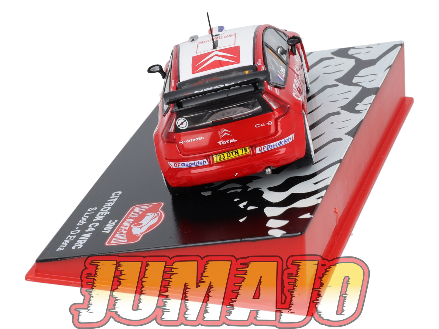 RMC101 Voiture 1/43 IXO Altaya Rallye Monte-carlo CITROËN C4 WRC #1 S.Loeb 2007