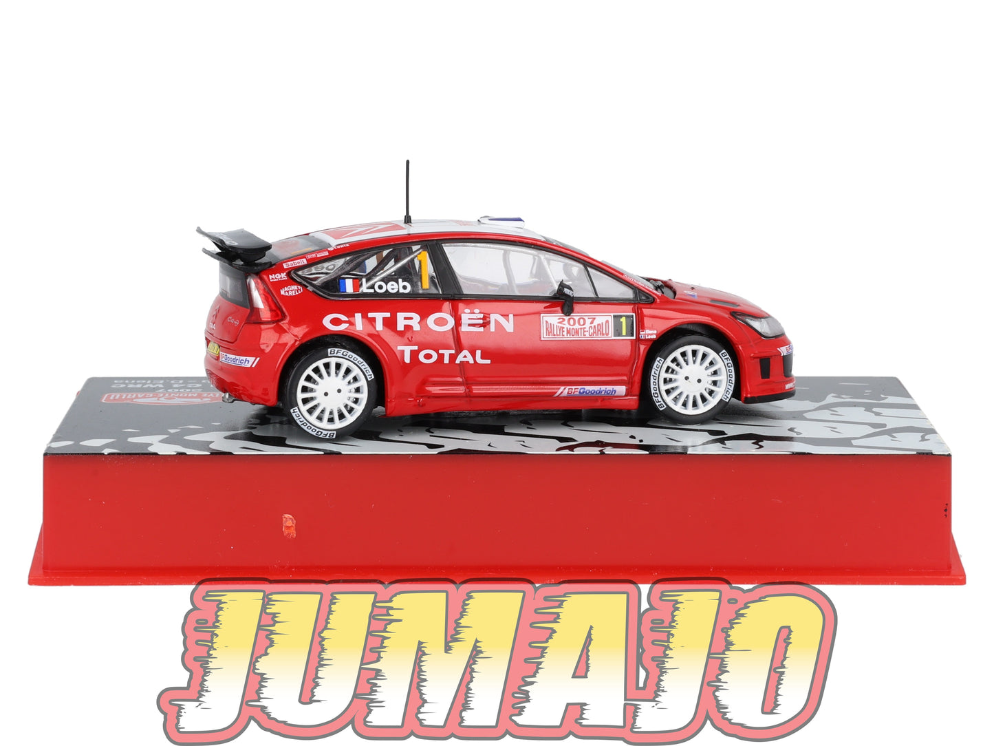 RMC101 Voiture 1/43 IXO Altaya Rallye Monte-carlo CITROËN C4 WRC #1 S.Loeb 2007
