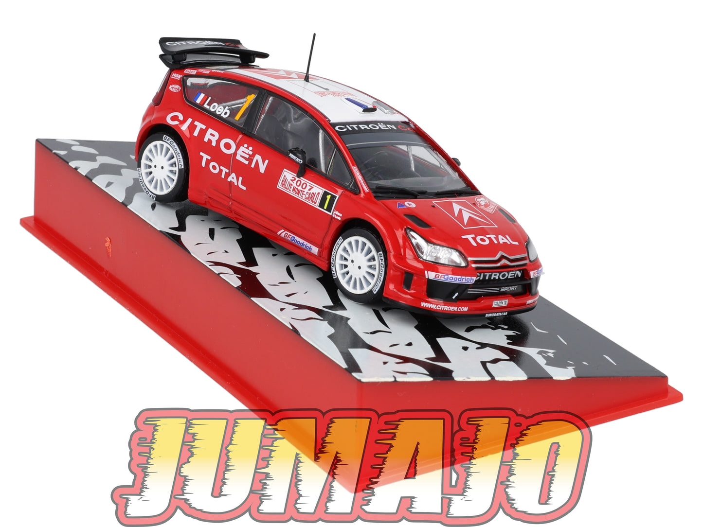 RMC101 Voiture 1/43 IXO Altaya Rallye Monte-carlo CITROËN C4 WRC #1 S.Loeb 2007