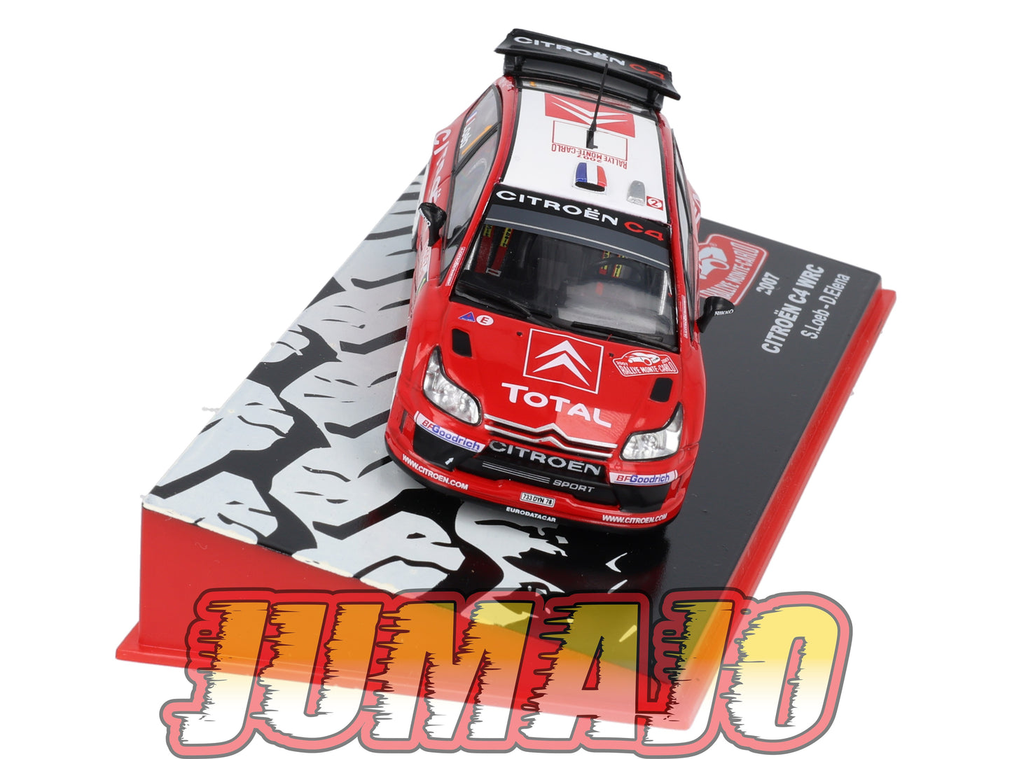 RMC101 Voiture 1/43 IXO Altaya Rallye Monte-carlo CITROËN C4 WRC #1 S.Loeb 2007