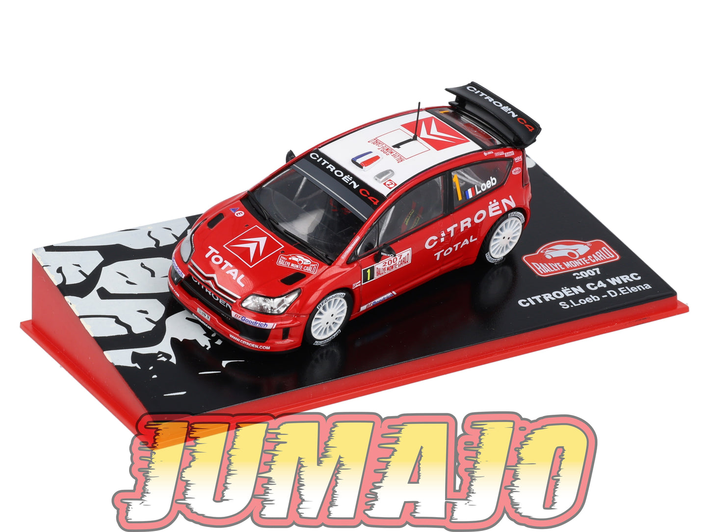 RMC101 Voiture 1/43 IXO Altaya Rallye Monte-carlo CITROËN C4 WRC #1 S.Loeb 2007