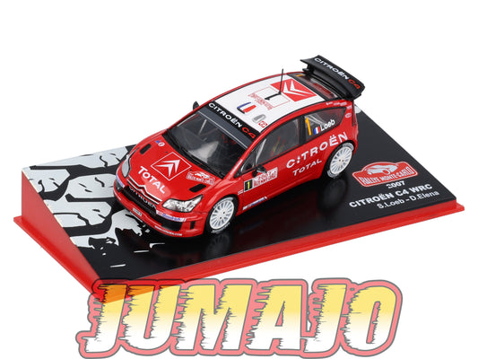 RMC101 Voiture 1/43 IXO Altaya Rallye Monte-carlo CITROËN C4 WRC #1 S.Loeb 2007