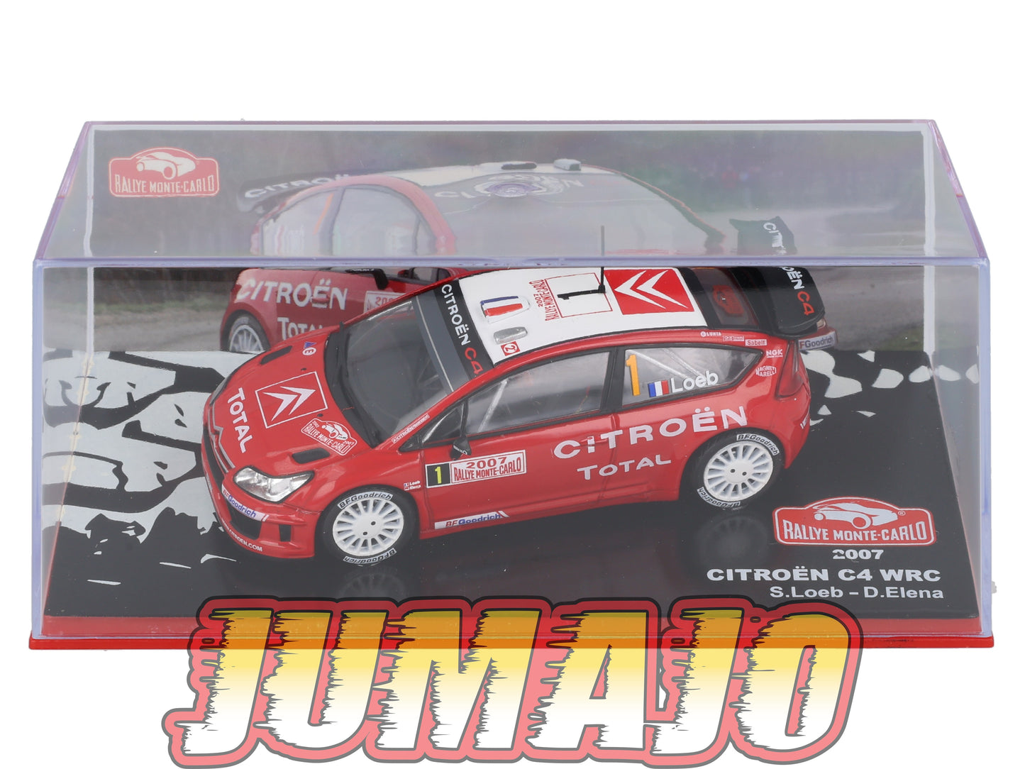 RMC101 Voiture 1/43 IXO Altaya Rallye Monte-carlo CITROËN C4 WRC #1 S.Loeb 2007