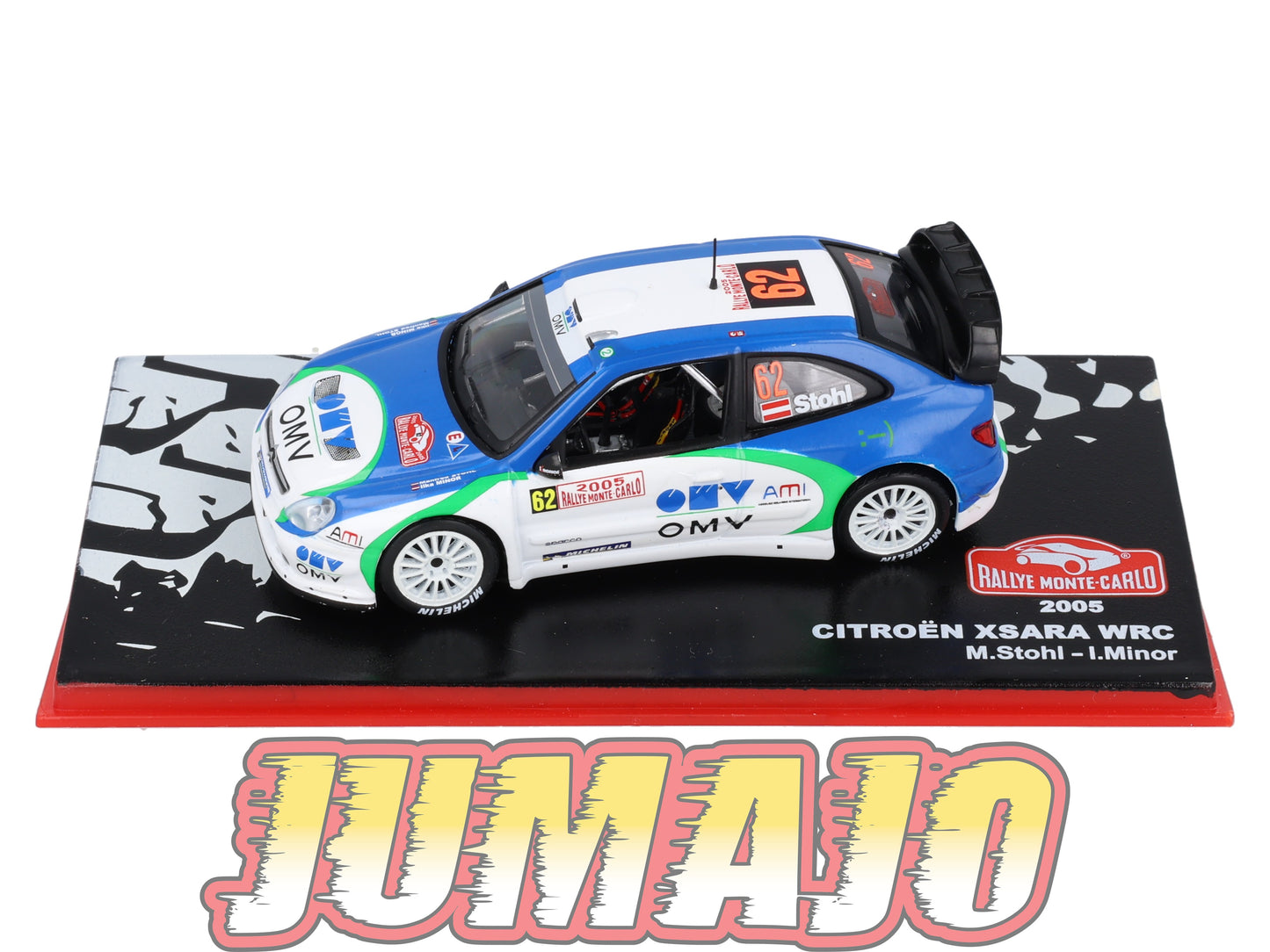 RMC102 Voiture 1/43 IXO Altaya Rallye Monte-carlo CITROËN Xsara WRC #62 M.Stohl 2005