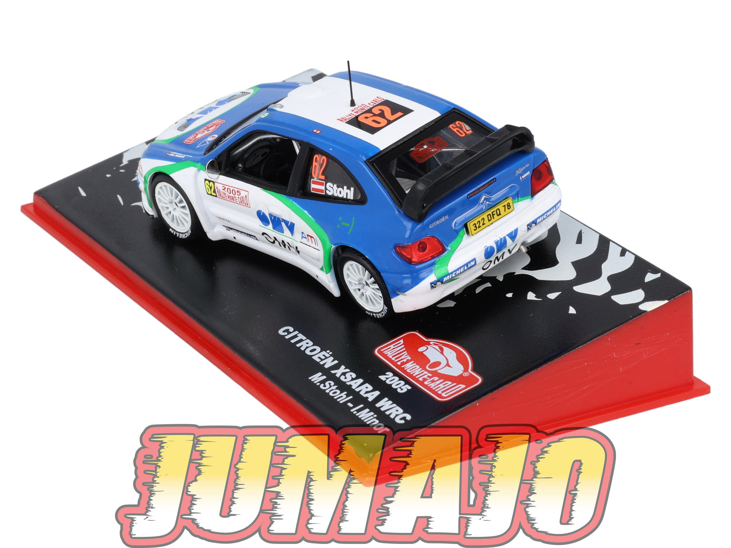 RMC102 Voiture 1/43 IXO Altaya Rallye Monte-carlo CITROËN Xsara WRC #62 M.Stohl 2005