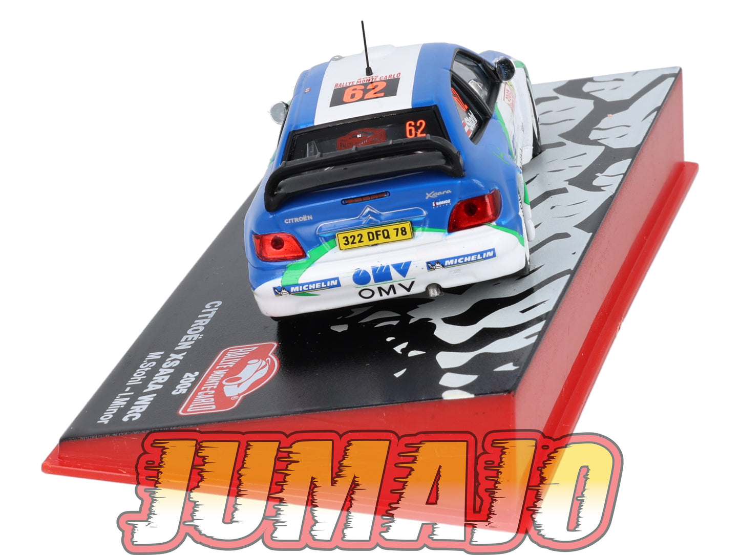 RMC102 Voiture 1/43 IXO Altaya Rallye Monte-carlo CITROËN Xsara WRC #62 M.Stohl 2005
