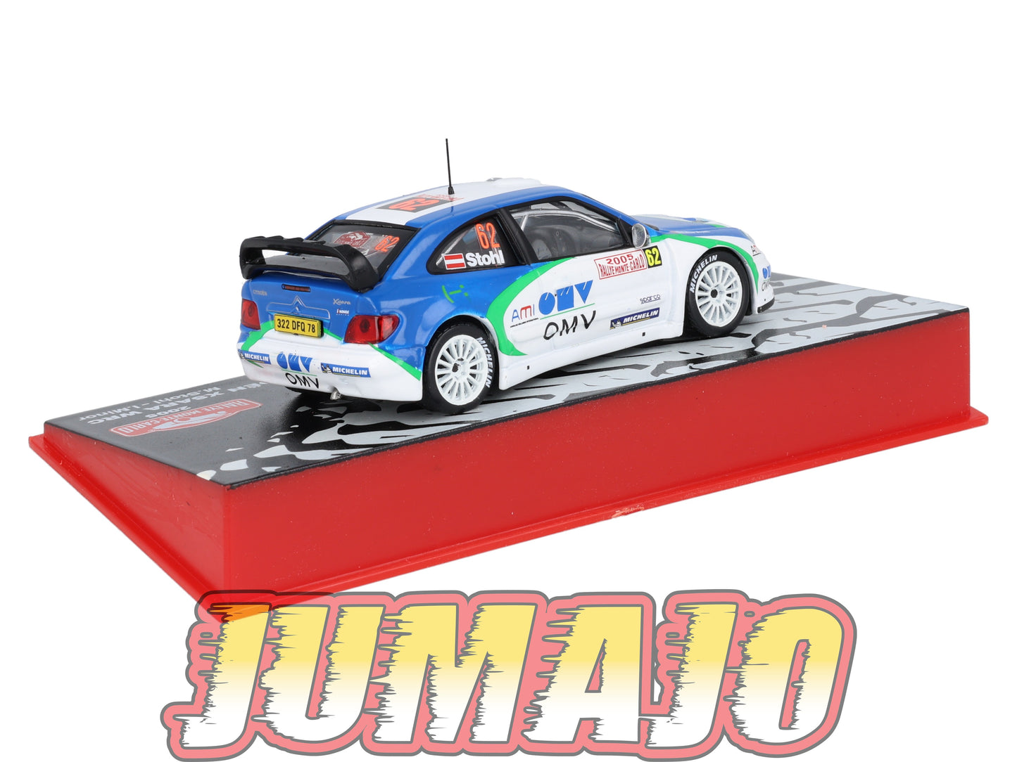 RMC102 Voiture 1/43 IXO Altaya Rallye Monte-carlo CITROËN Xsara WRC #62 M.Stohl 2005