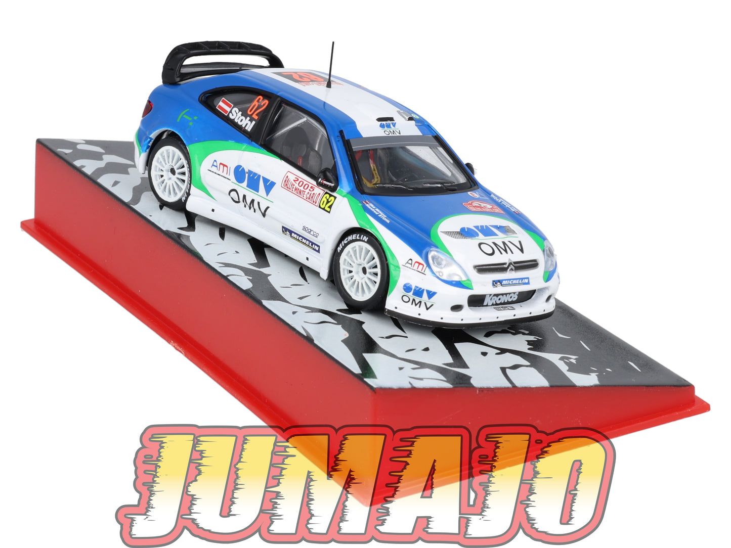 RMC102 Voiture 1/43 IXO Altaya Rallye Monte-carlo CITROËN Xsara WRC #62 M.Stohl 2005
